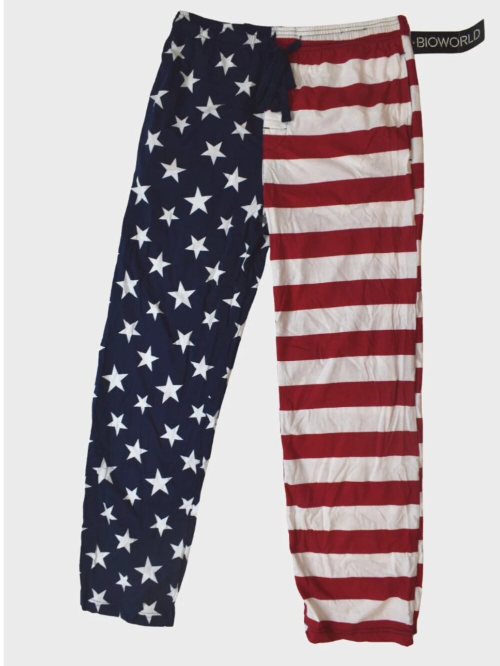 Bioworld Mens American Flag All Over Print Patriotic Sleep Pajama Pants New S